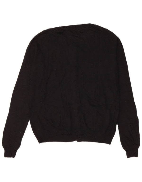 Zara Dame Cardigan Sweater UK 14 Medium Sort Nylon
