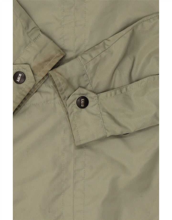 KHUJO Utility-jakke med hætte til kvinder UK 14 Medium Green Polyester