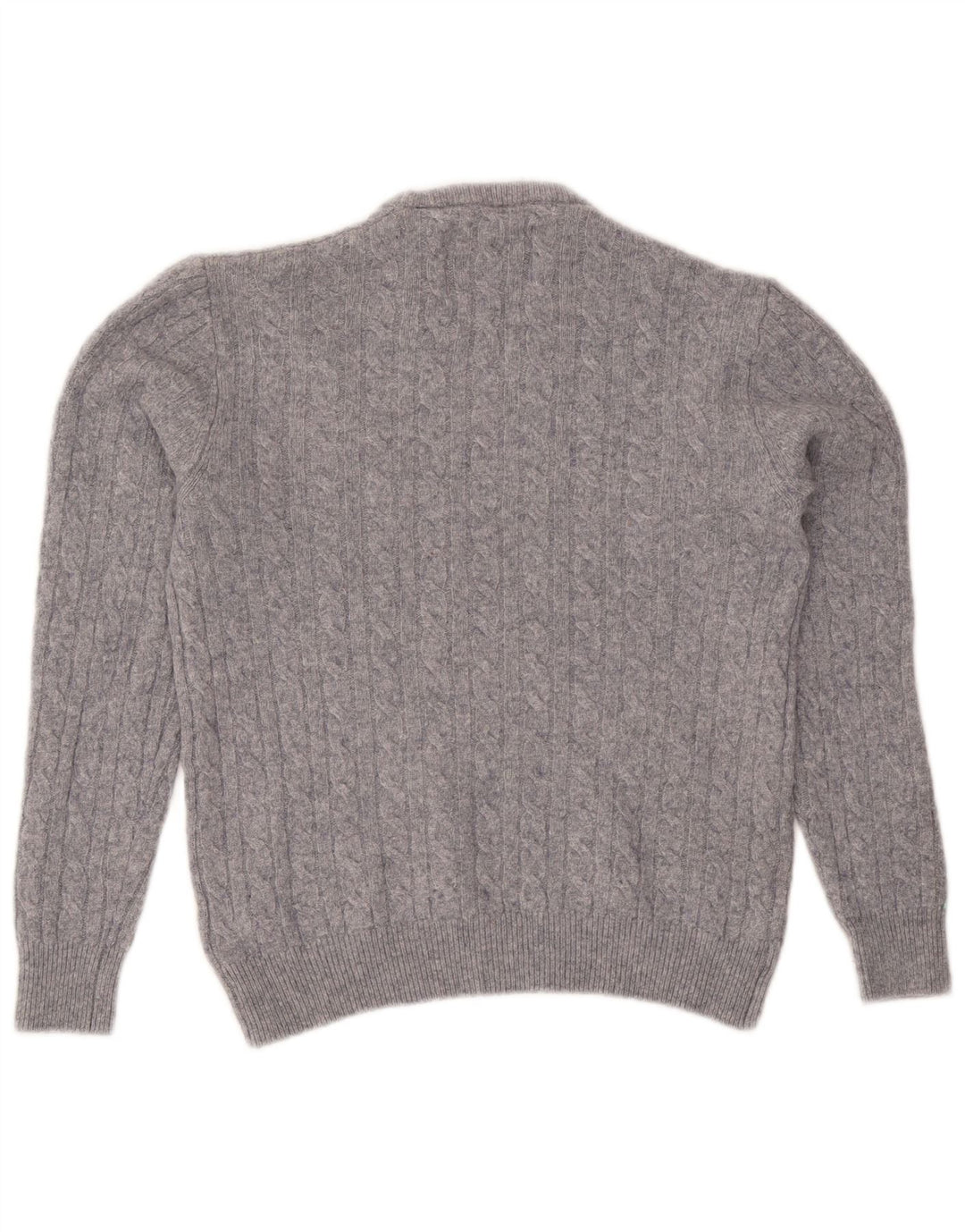 Jack Wills Dame Jumper Sweater UK 14 Medium Grey Flecked Wool