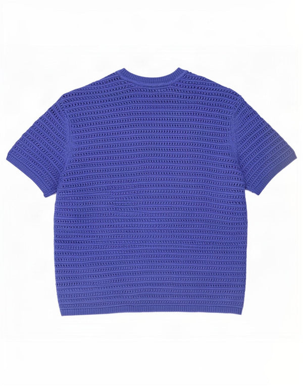 Marks & Spencer Dame Kortærmet Boat Neck sweater UK 14 Medium B