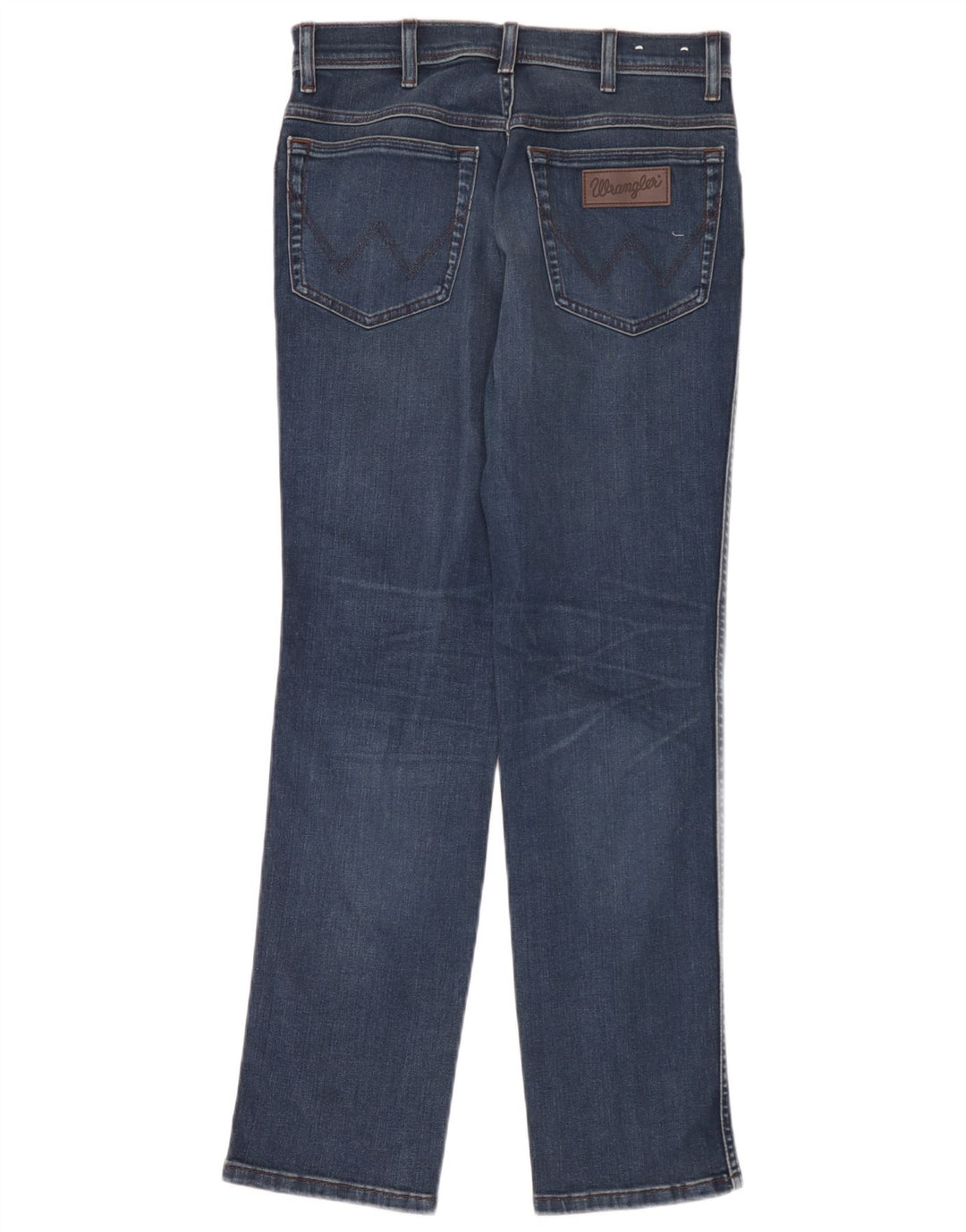 Wrangler Herre Texas Slim Jeans W30 L30 Marineblå Bomuld