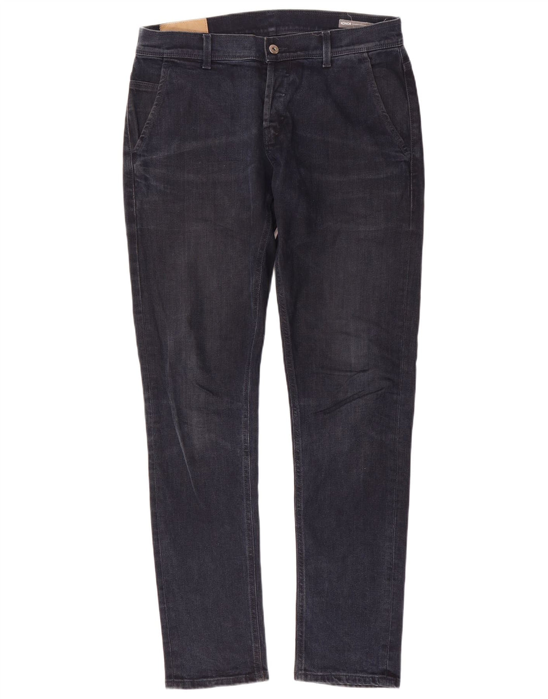 Dondup Straight Jeans til mænd W33 L34 Marineblå Bomuld