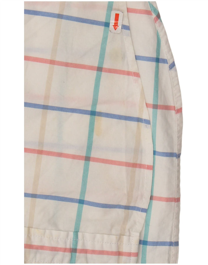 TOMMY HILFIGER Herre Classic Fit skjorte Medium hvid ternet bomuld
