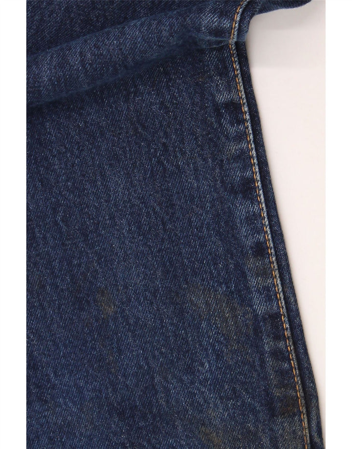 Levi's Herre 514 Straight Jeans W34 L32 Marineblå Bomuld