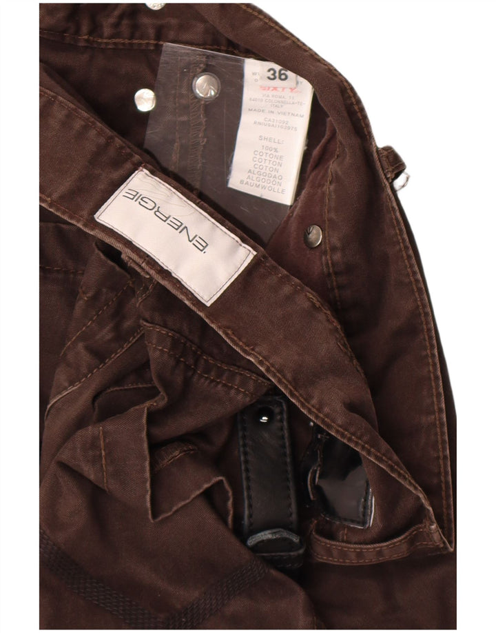 Energie Straight Jeans til mænd W36 L34 Brun bomuld