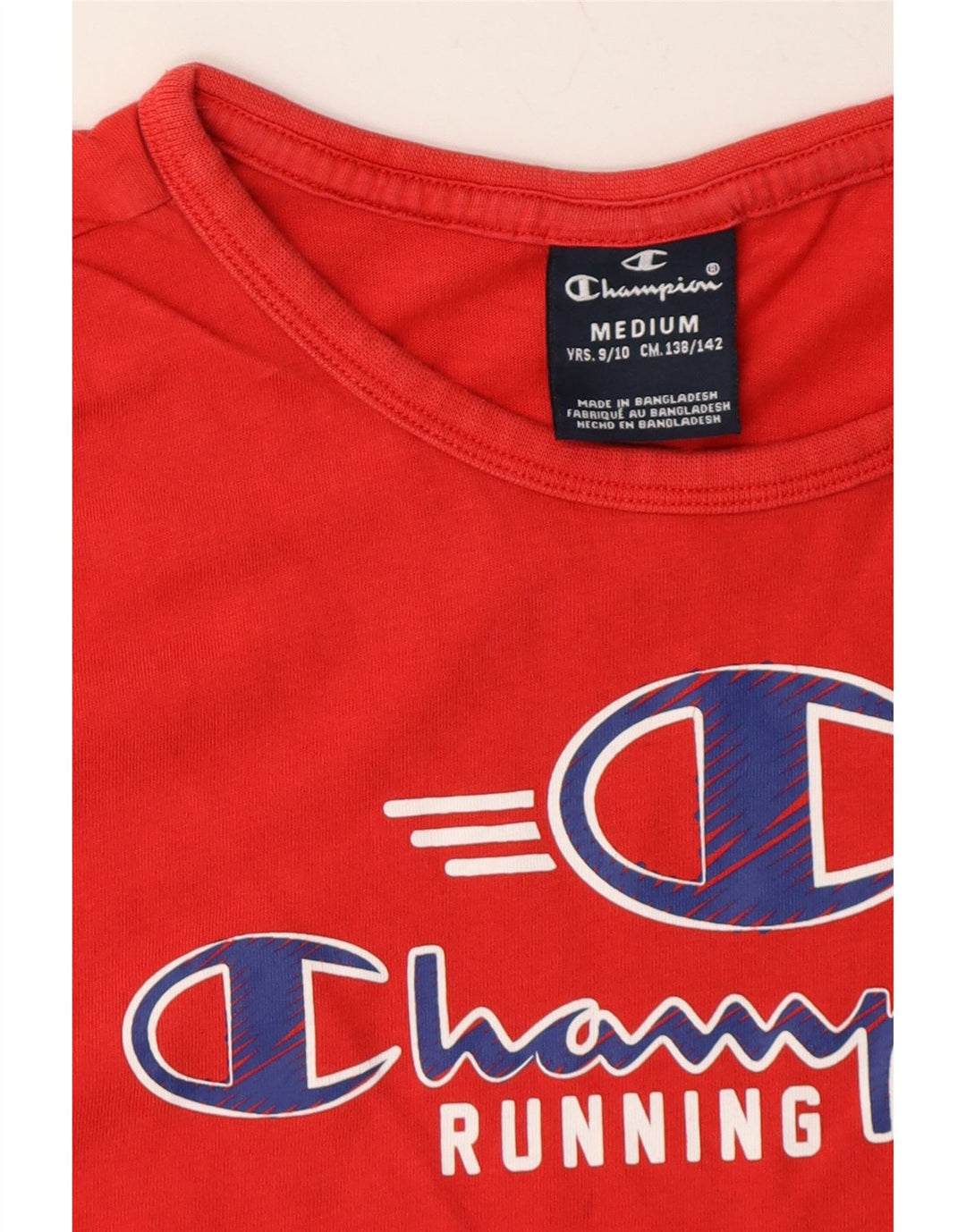 CHAMPION Boys Graphic Vest Top 9-10 Years Medium  Red Cotton Vintage Champion and Second-Hand Champion from Messina Hembry 