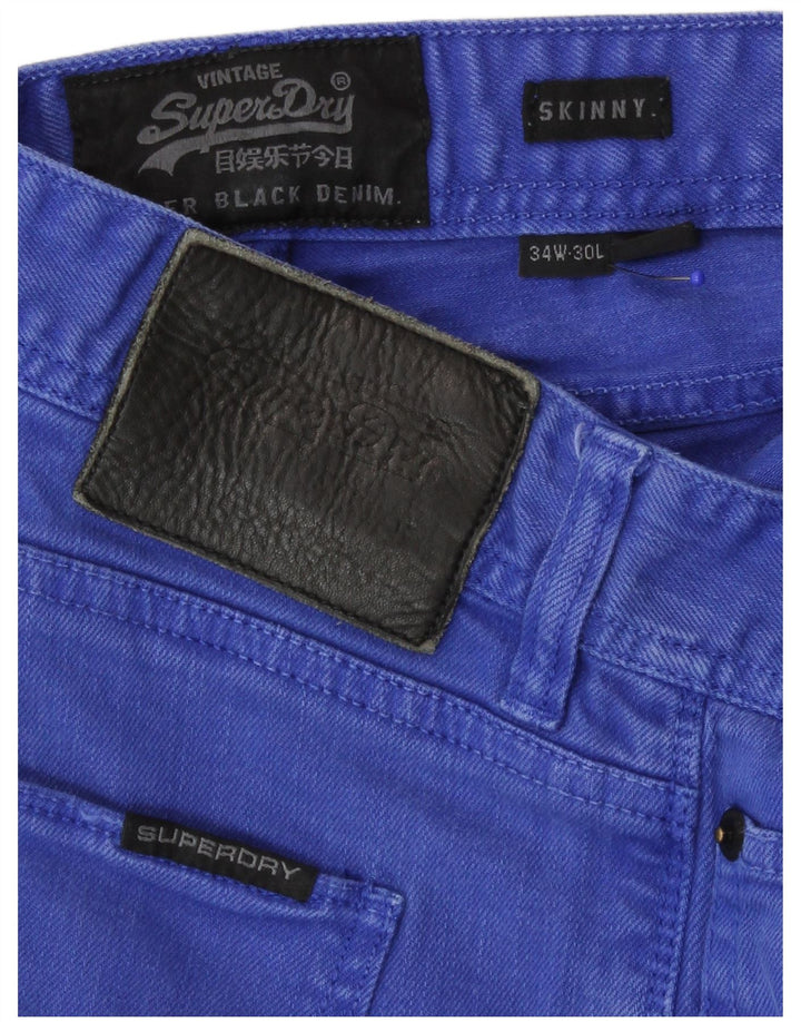 Superdry Skinny Jeans til mænd W34 L30 Blå