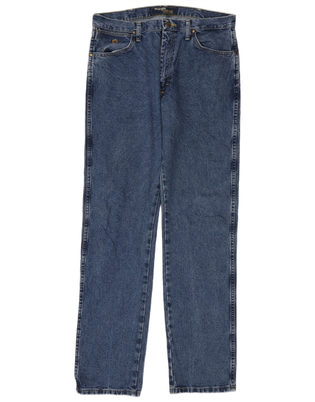 Wrangler Straight Jeans til mænd W34 L36 blå bomuld