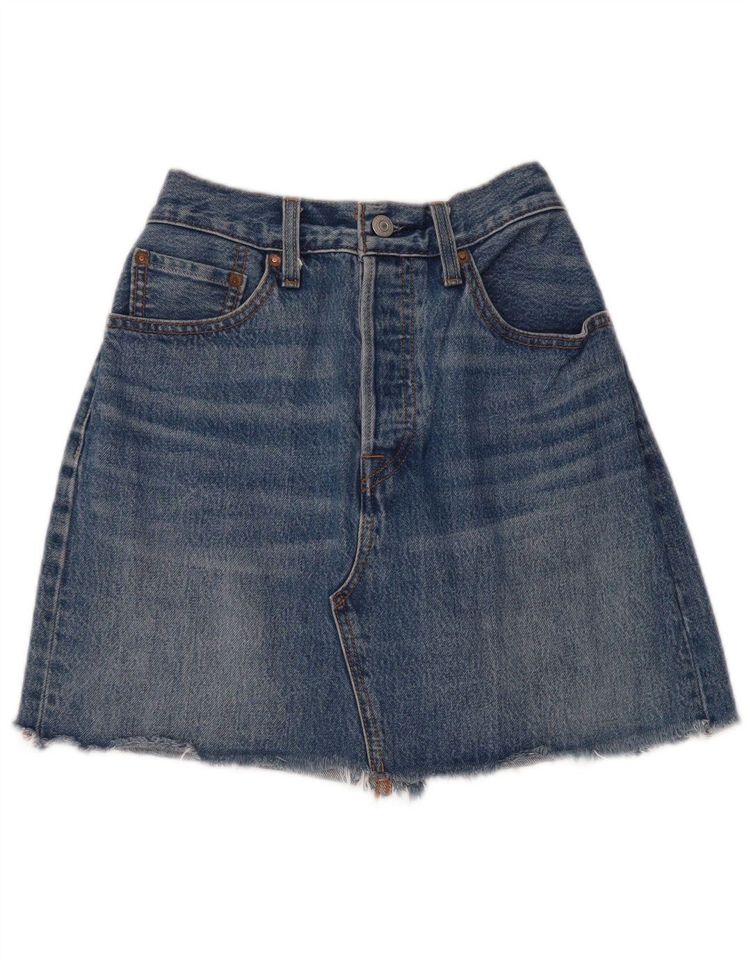 LEVI'S Mini-denimnederdel til kvinder W28 Medium Blue