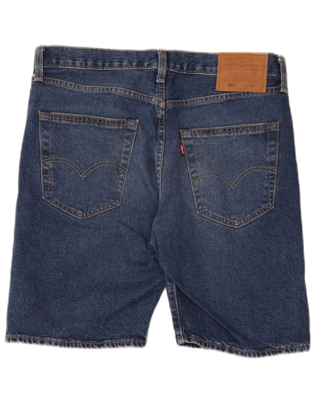 Levi's Herre 501 denimshorts W32 mellemblå bomuld