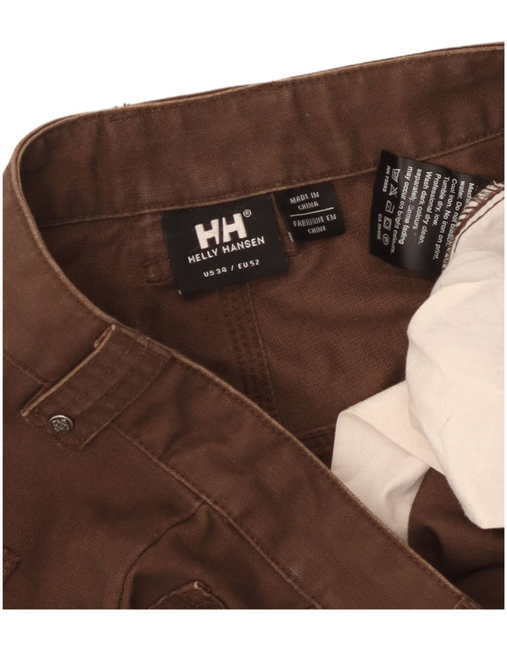 Helly Hansen Lige Chinobukser til mænd W34 L32 Brun bomuld