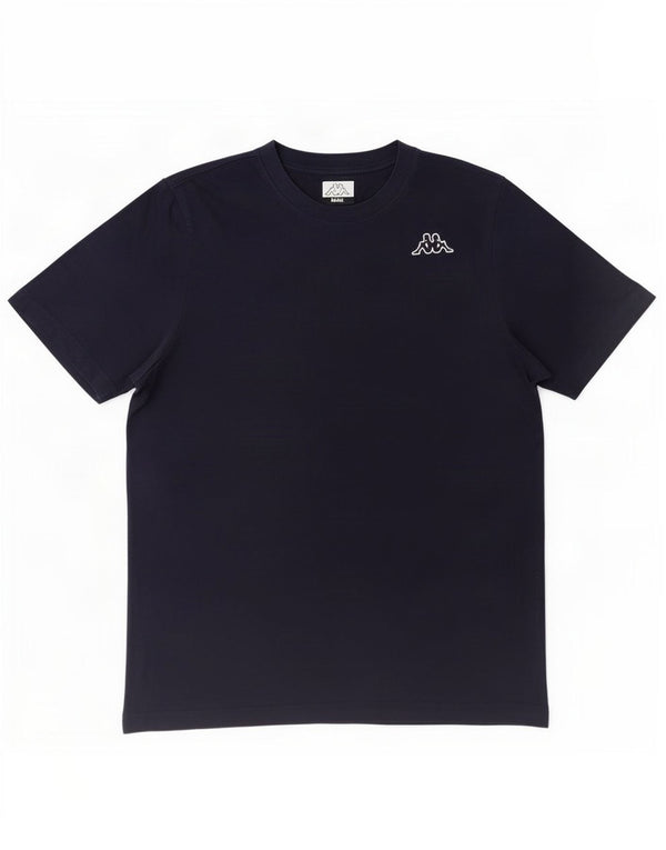Kappa Herre Grafisk T-Shirt Top Lille Marineblå