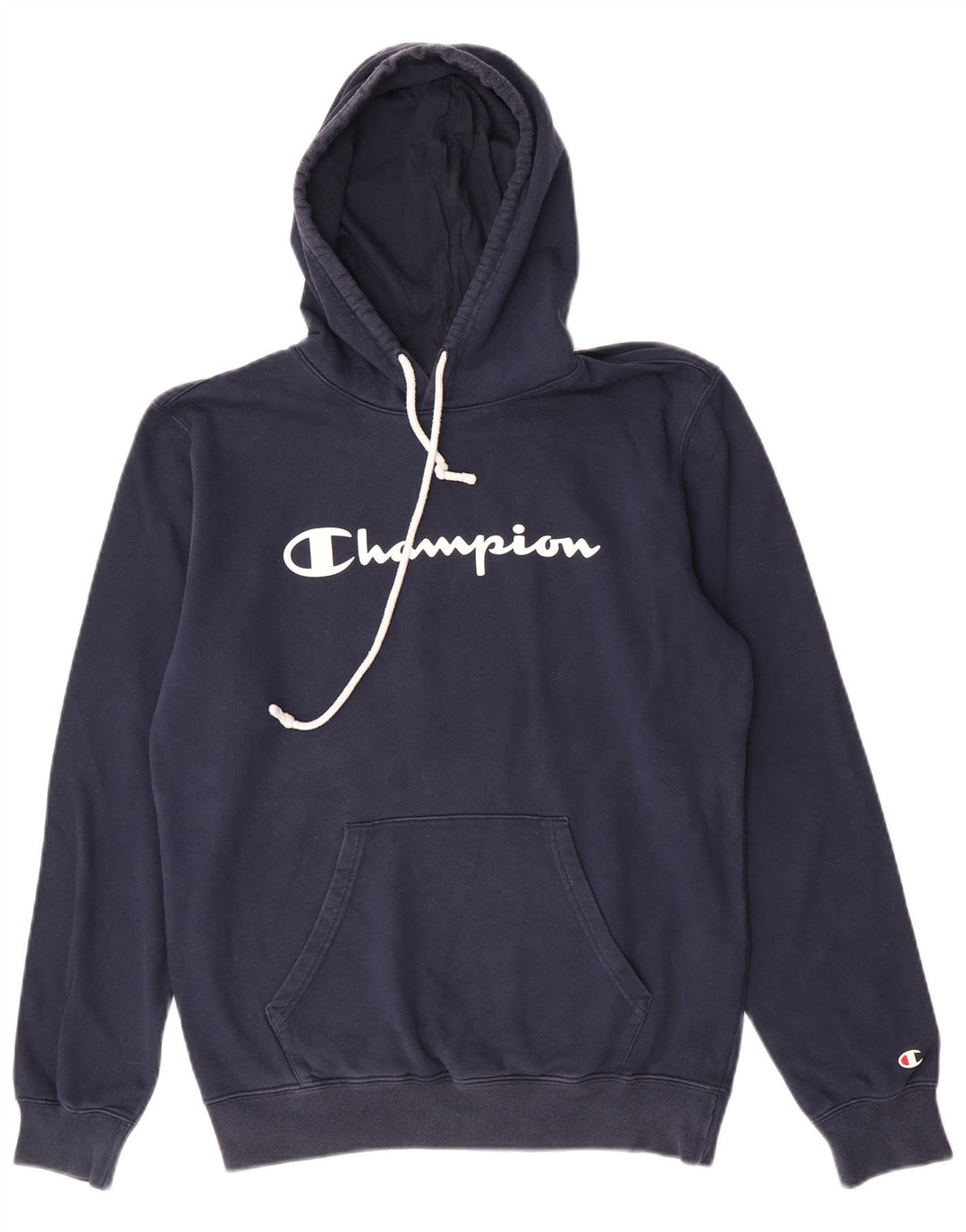 Champion Herre grafisk hættetrøje Jumper Medium marineblå bomuld