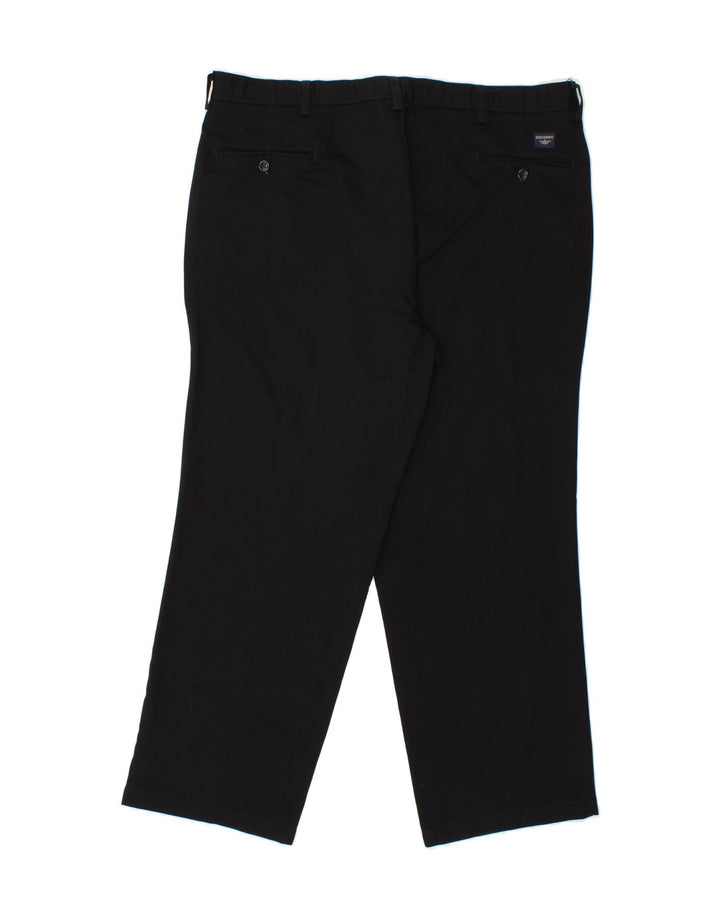 DOCKERS Mens Slim Chino Trousers W40 L29 Black Cotton Vintage Dockers and Second-Hand Dockers from Messina Hembry 