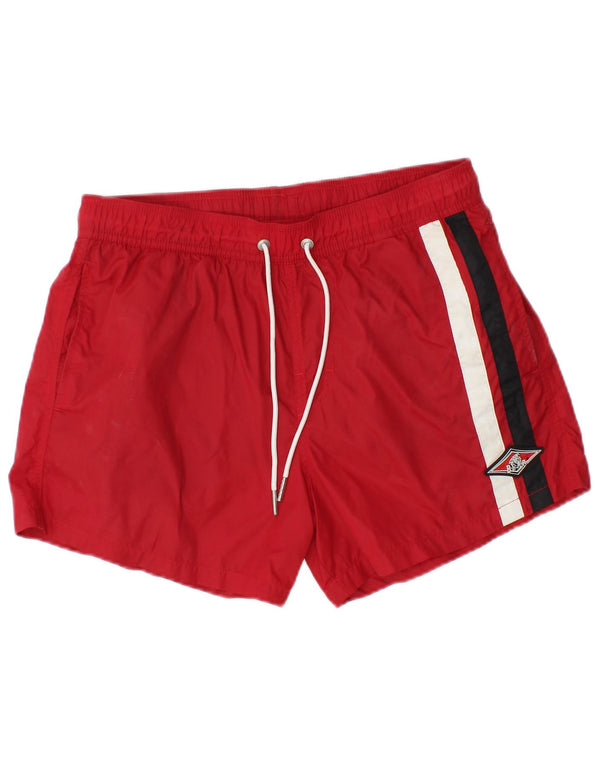 Bear Herre svømmeshorts Medium Rød Colourblock Nylon