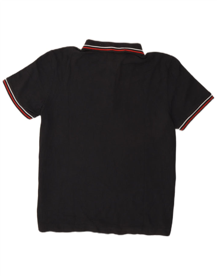 Lotto Herre Polo Shirt XL Sort Stribet