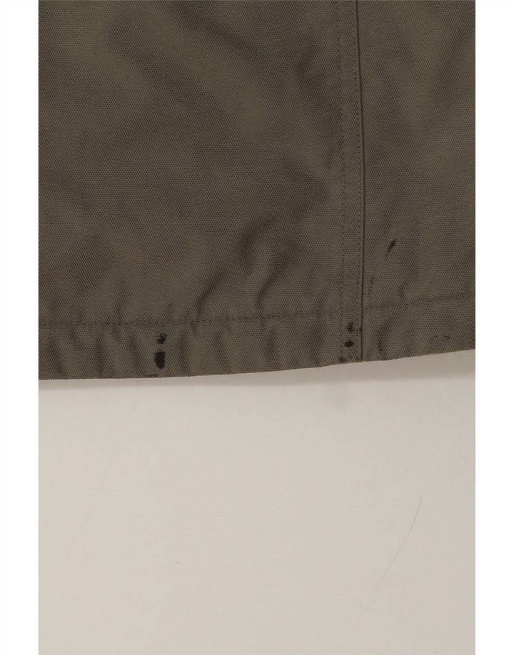 Adidas Dame Hætte Overfrakke UK 14 Medium Grey Polyester