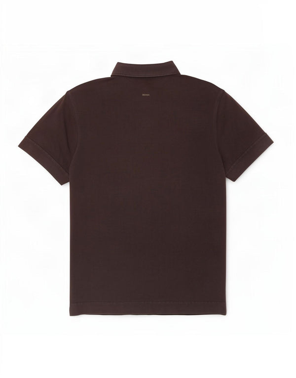 Hugo Boss Poloshirt til mænd Stor sort bomuld
