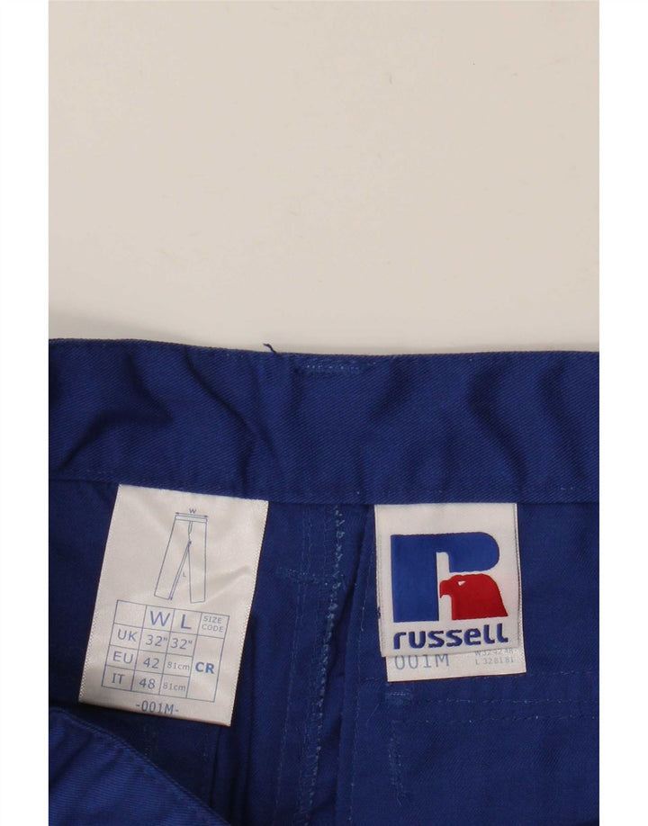 Russell Athletic Herre Cargo Shorts IT 48 Medium W32 Blue Polyester