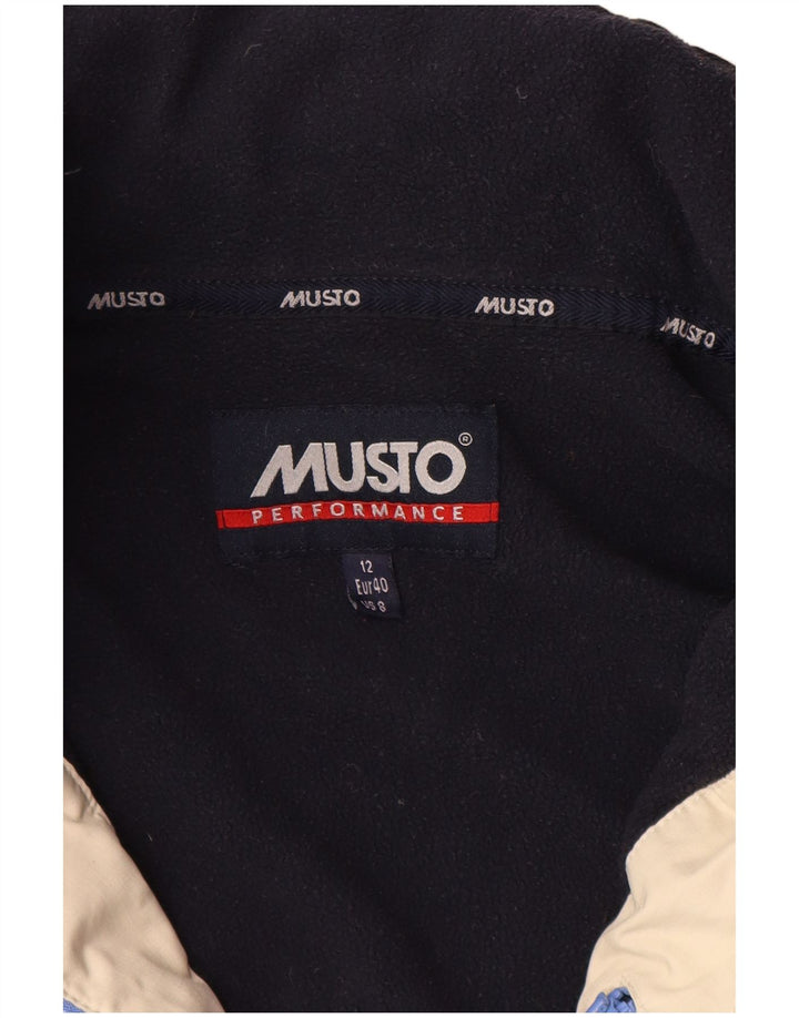 Musto Dame Windbreaker Jacket UK 12 Medium Blue Polyester