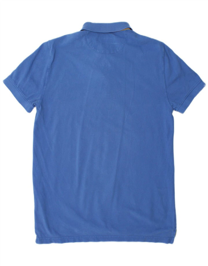 MASSIMO DUTTI Herre poloshirt Medium Blue