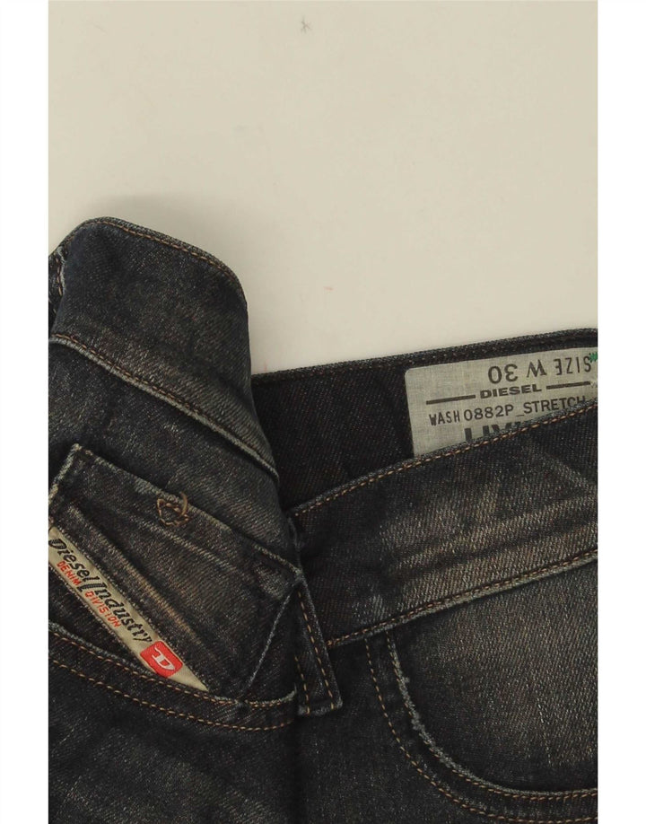 Diesel Dame Slim Jeans W30 L28 Blå Bomuld