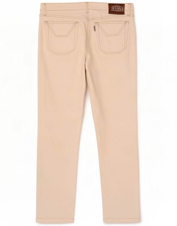 Jeckerson Lige jeans til kvinder W31 L27 Hvid Bomuld