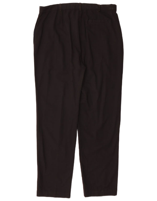 Marks & Spencer koniske jakkesætsbukser til kvinder UK 16 Large W36 L30 Black