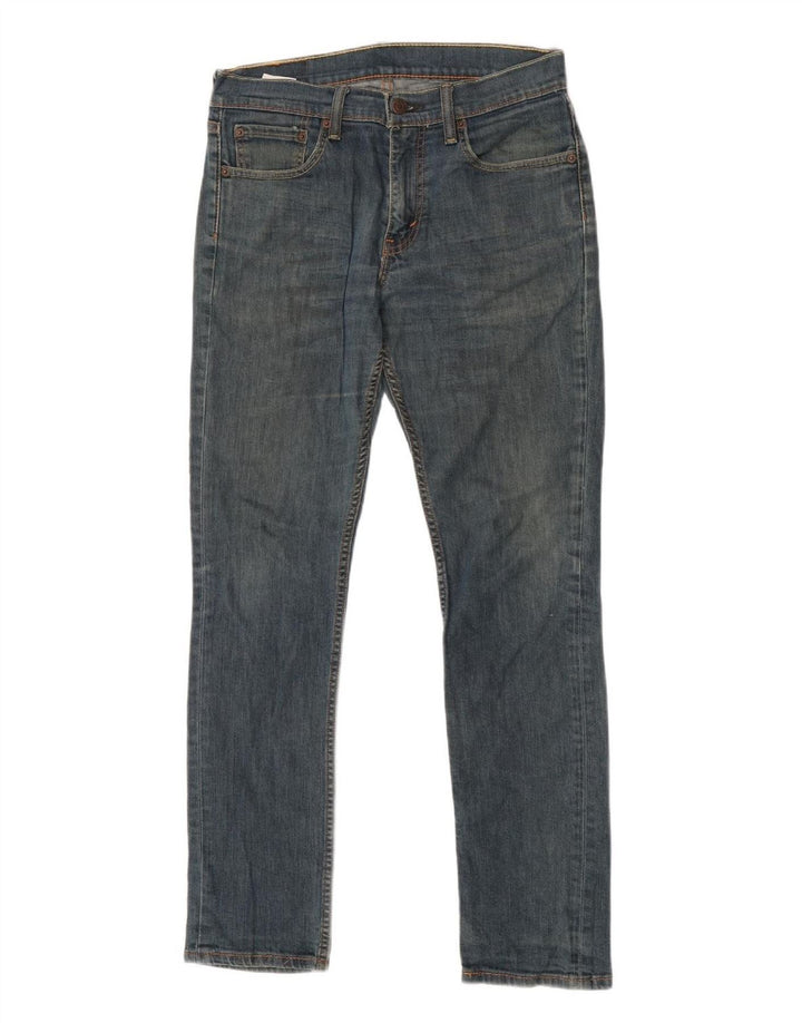 Levi's Herre 511 Slim Jeans W31 L32 Blå Bomuld