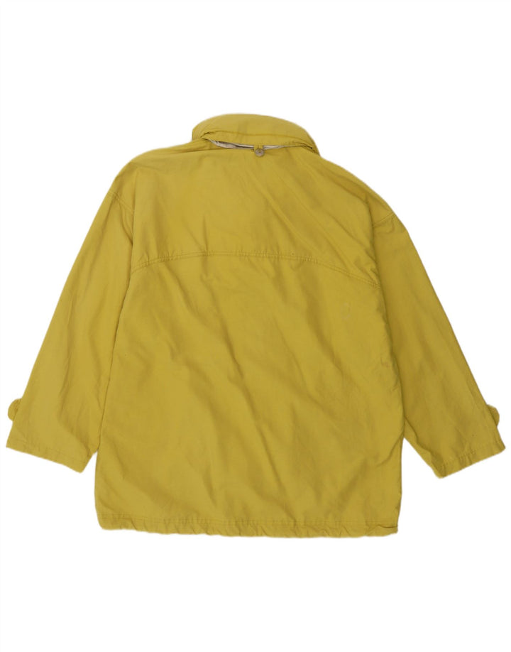 Vintage hættejakke til kvinder UK 16 Large Yellow