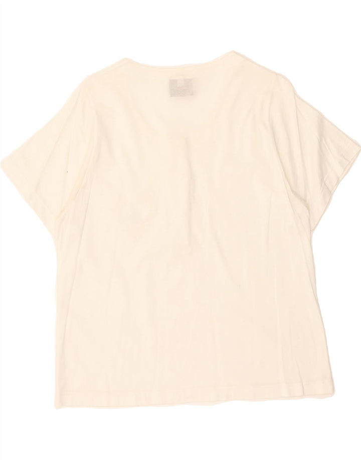 MAZZONETTO Womens Blouse Top UK 10 Small White Vintage Mazzonetto and Second-Hand Mazzonetto from Messina Hembry 