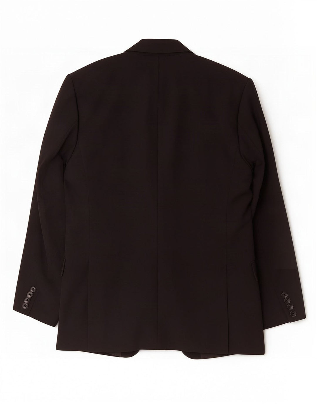 Zara Herre 2-knaps blazerjakke EU 48 Medium Sort viskose