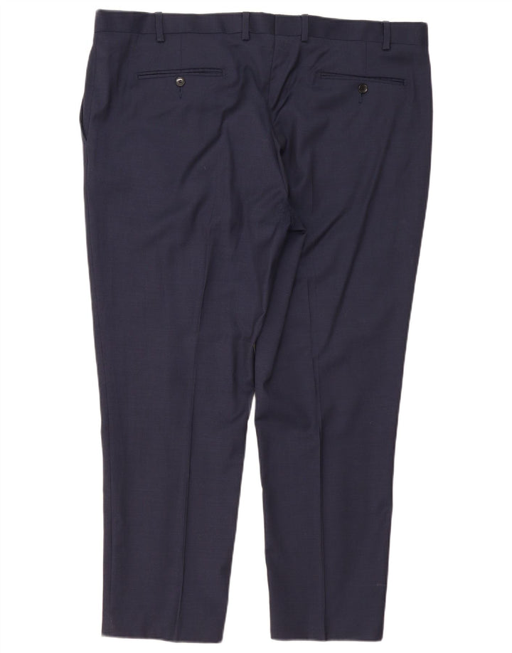 Autograf Herre Slim Suit Bukser W42 L29 Navy Blue
