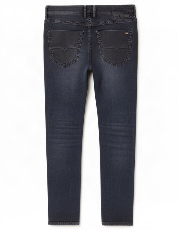 Diesel Herre Tepphar Carrot Slim Jeans W32 L30 Navy Blue Rayon