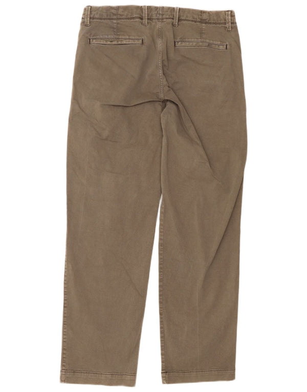 Gap Herre Relaxed Fit Chino Bukser W32 L32 Khaki Bomuld