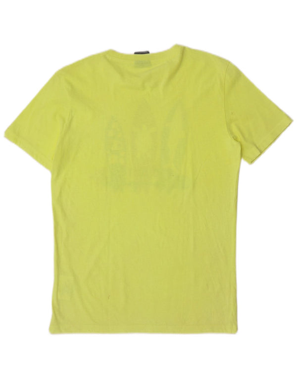 Champion Boys Grafisk T-Shirt Top 13-14 år XL Gul Bomuld