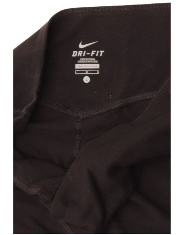 Nike Dame Dri Fit Capri Leggings UK 14 Large Sort