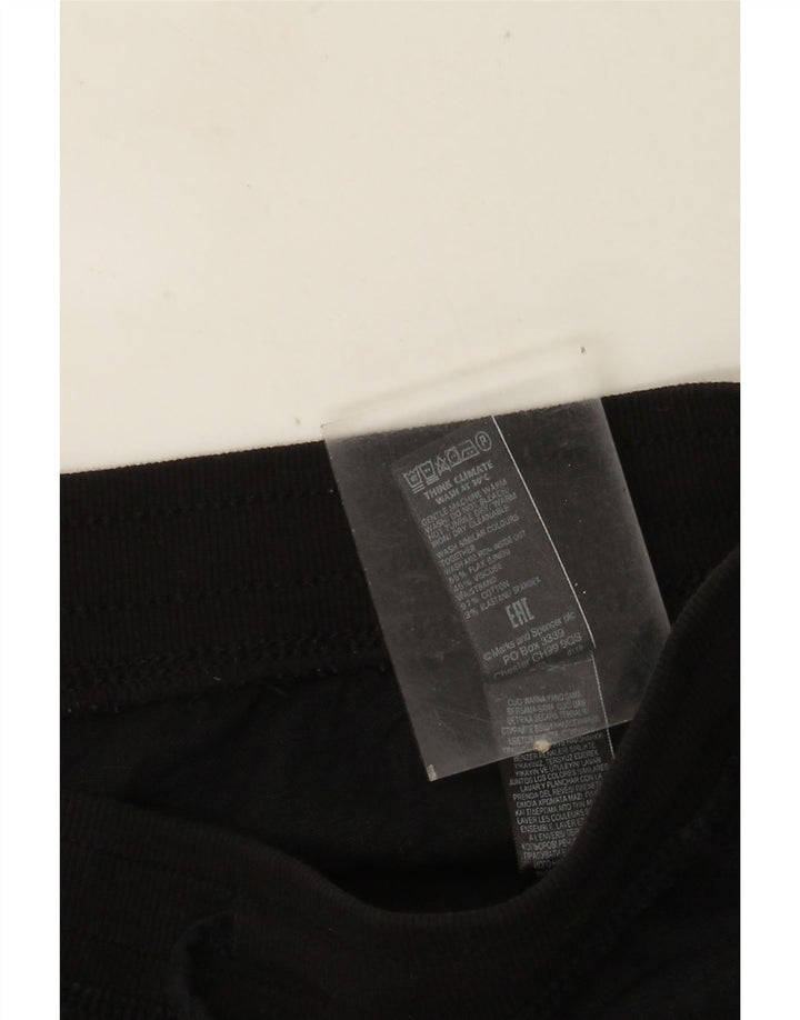Marks & Spencer Chino Shorts til kvinder UK 16 Large W36 Black Linen