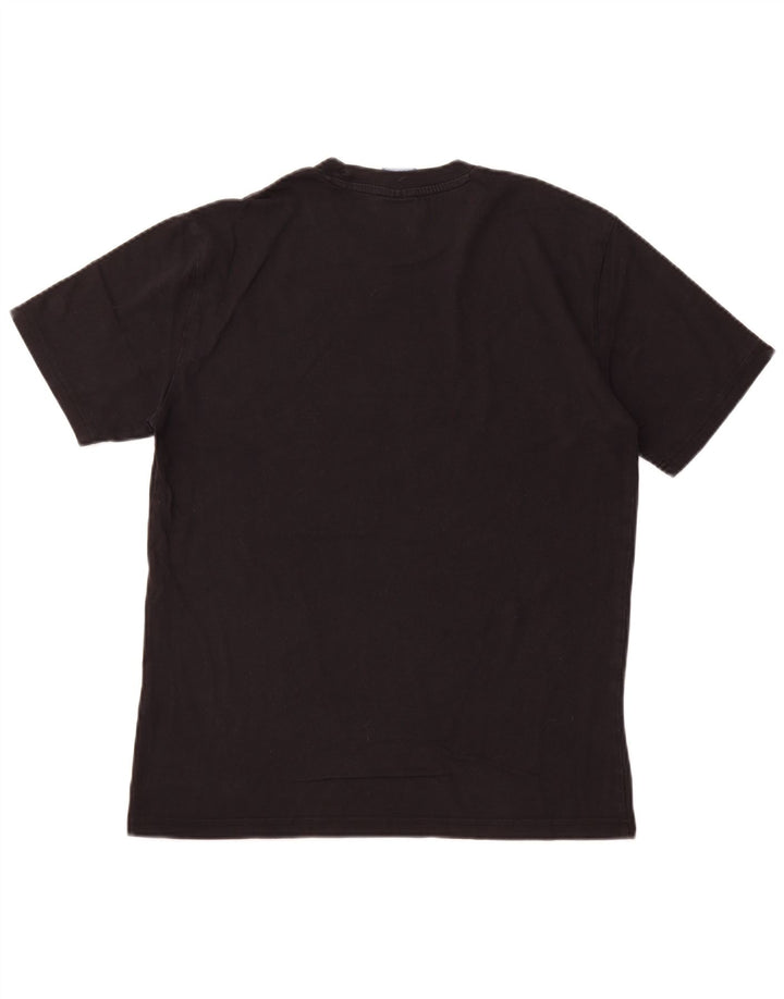 CHAMPION Herre Grafisk T-Shirt Top Medium Sort