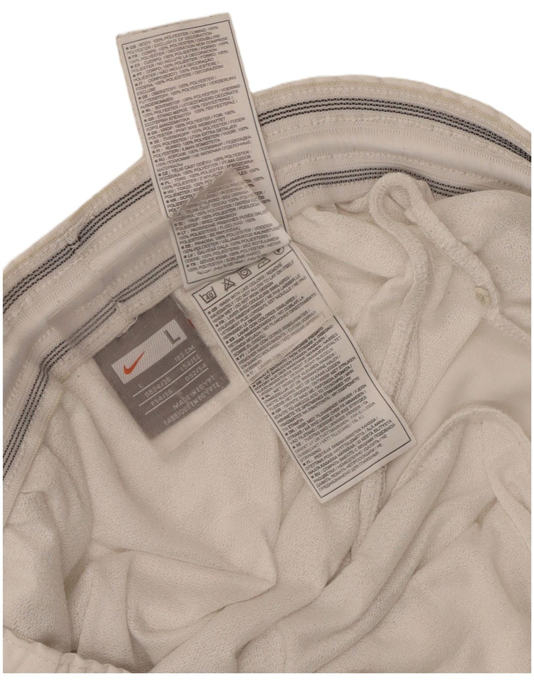Nike Sportsshorts til mænd UK 34/36 Large White Polyester