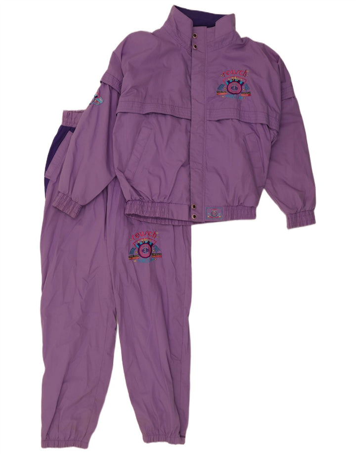 Reusch Herre grafisk hel træningsdragt XL Lilla polyester