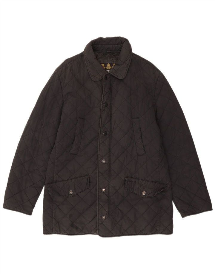 Barbour Herre quiltet jakke UK 38 Medium Sort
