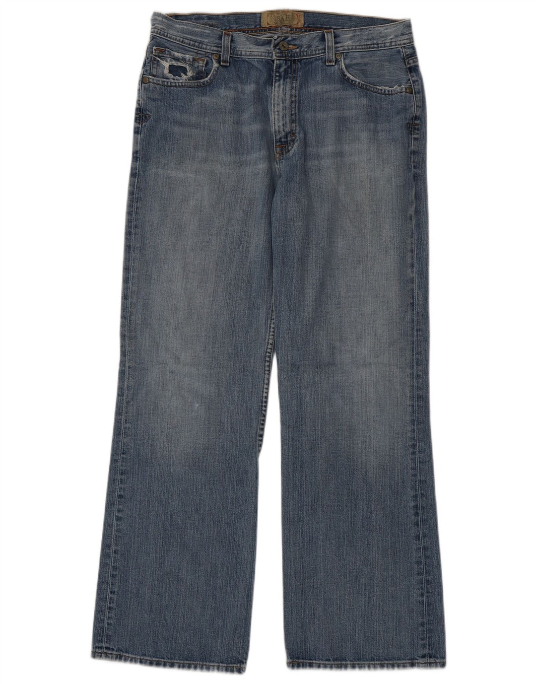 BKE Herre Tyler Bootcut Jeans W33 L32 Blå Bomuld