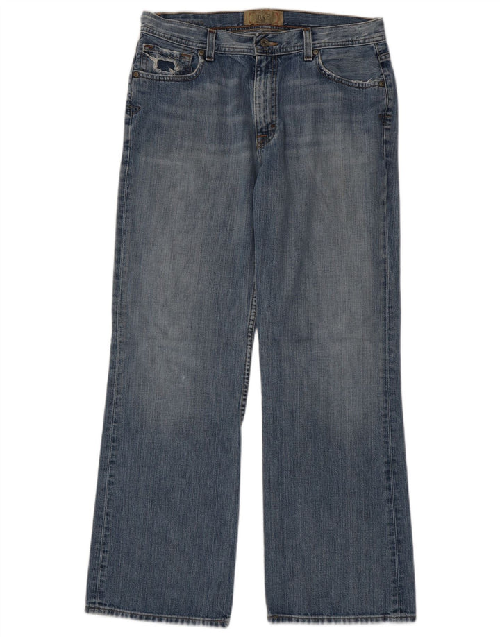 BKE Herre Tyler Bootcut Jeans W33 L32 Blå Bomuld