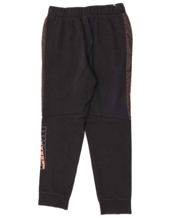 Puma Herre grafisk træningsdragt Bukser Joggers Small Black Colourblock Bomuld