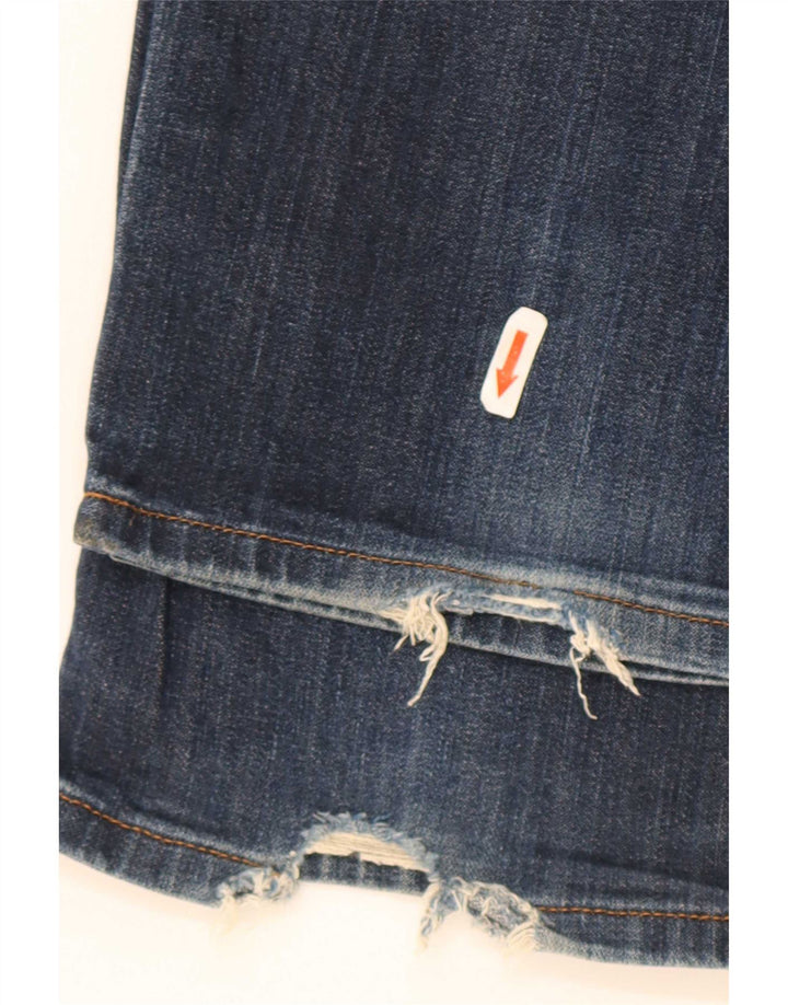 Wrangler Herre Texas Stretch Straight Jeans W38 L34 Blå Bomuld