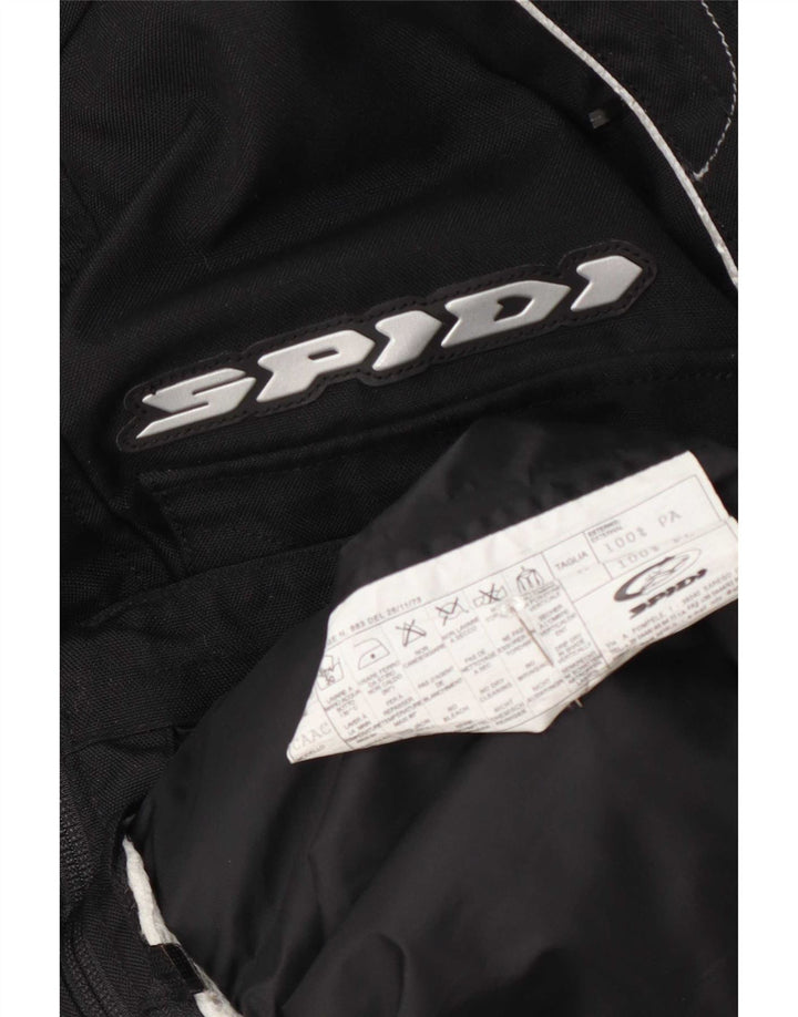 Spidi Herre Racer Jacket UK 38 Medium Sort Polyamid