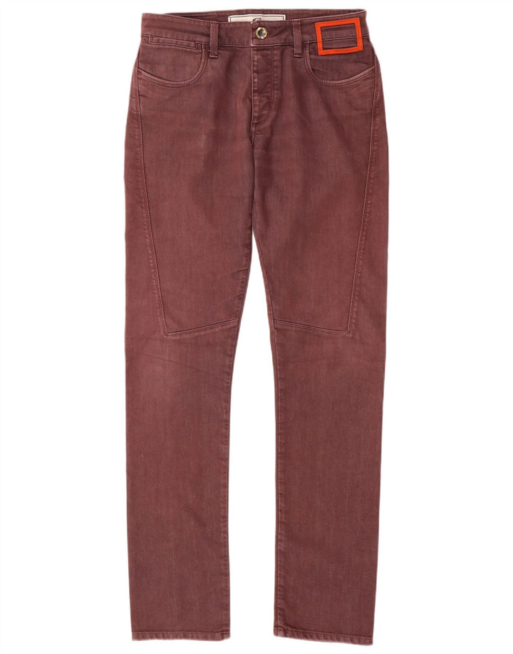 Camouflage AR og J Herre Slim Jeans W31 L33 Maroon Cotton