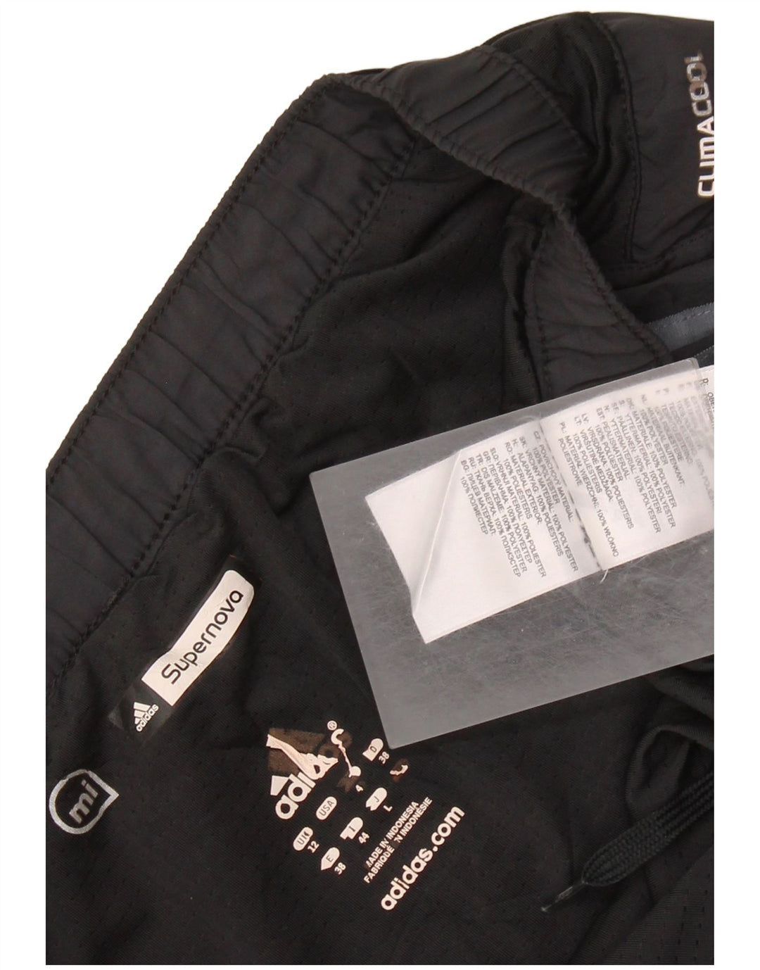 ADIDAS Supernova sportsshorts til kvinder UK 12 Medium Black Polyester