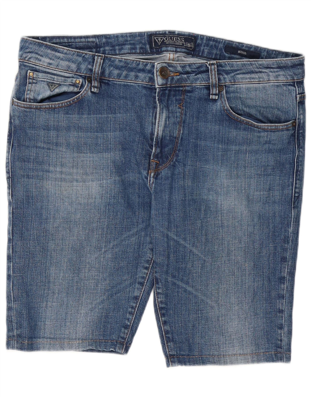 Guess Herre Denim Shorts W36 Large Blue Cotton